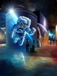 Image promotionnelle de l'exposition immersive Destination Cosmos