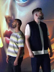 Two men in the Studio at Fabrique des Lumières