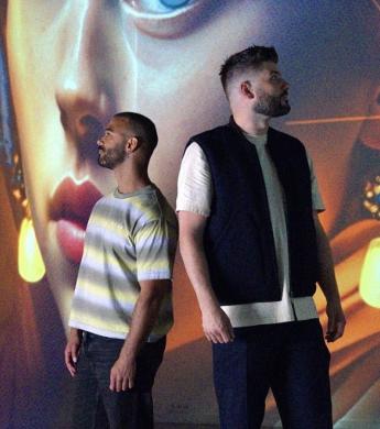 Two men in the Studio at Fabrique des Lumières