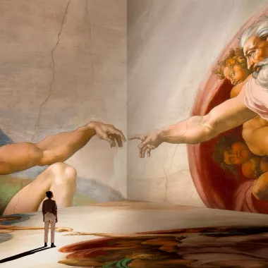 The Creation of Adam immersive Amsterdam
